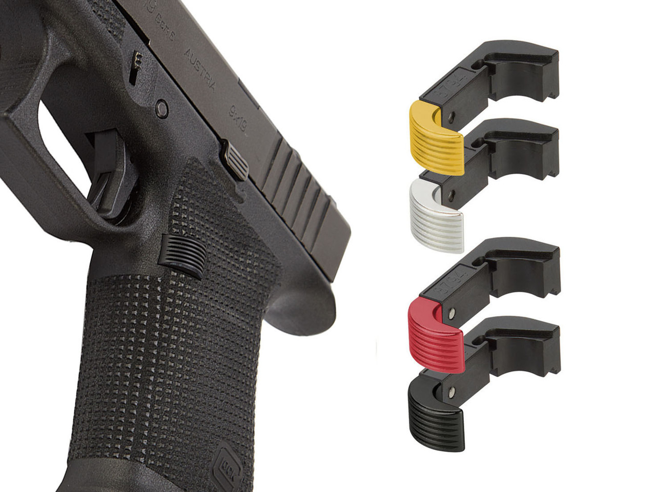 NDZ Glock Gen 6 Hybrid Magazine Release - Multiple Color Options